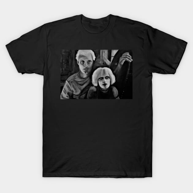 Roy and Pris T-Shirt by Great Auk Art